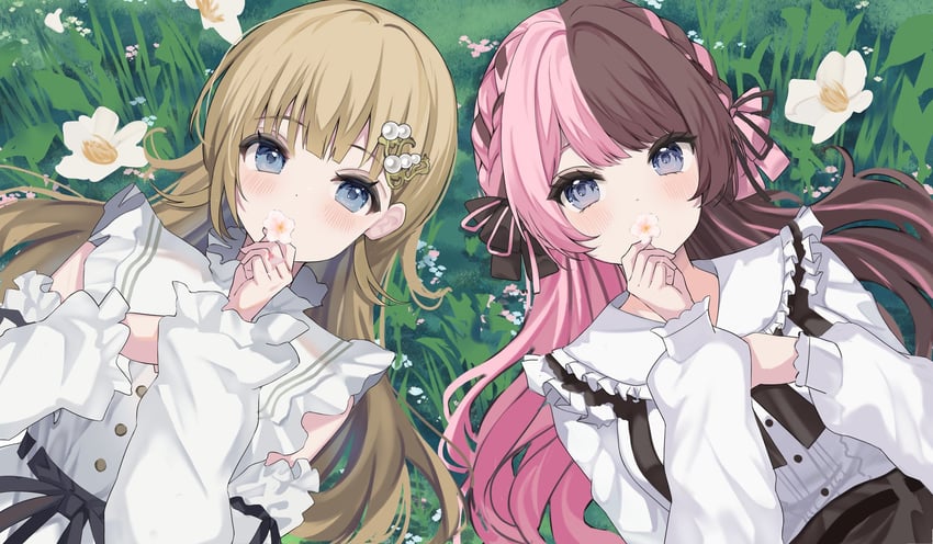 tachibana hinano and hanabusa lisa (vspo! and 2 more) drawn by tihayasan-ktkr