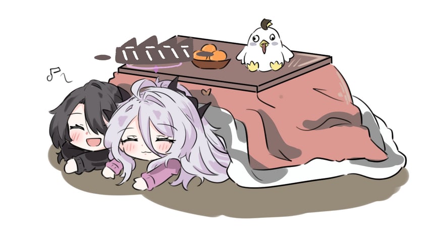 sensei, hina, peroro, and female sensei (blue archive) drawn by e_v_e_neko