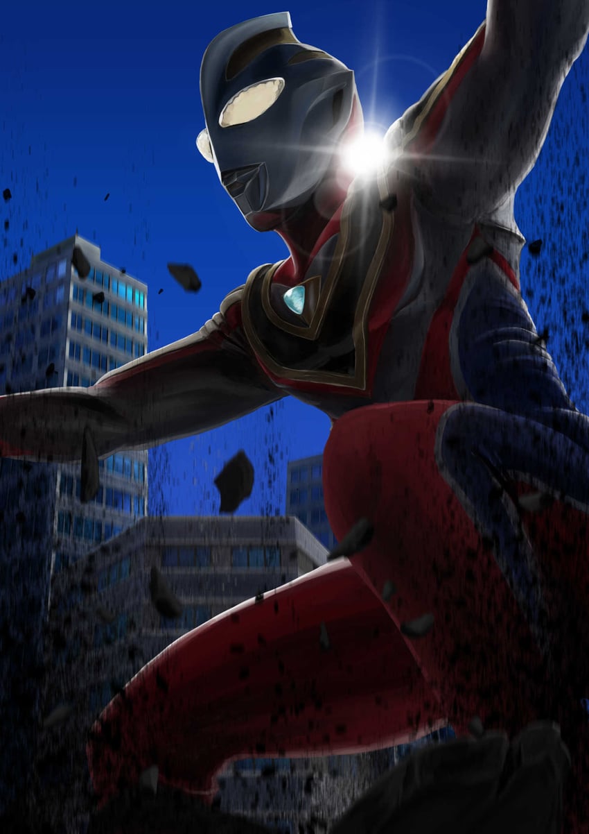 ultraman gaia (ultra series and 1 more) drawn by gattyo
