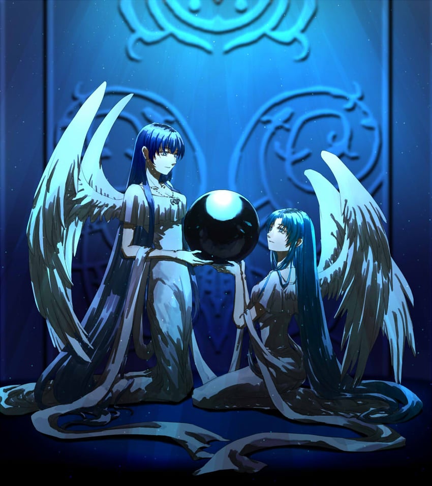 feena and reah (ys and 1 more) drawn by noooooe_(pixiv_2819048)