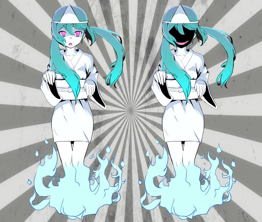 hatsune miku (vocaloid and 1 more) drawn by pinocchio-p