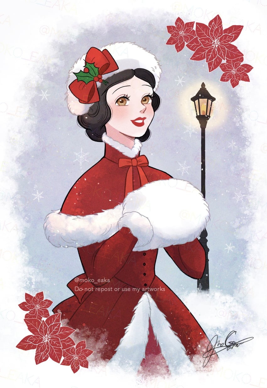 snow white (snow white and the seven dwarfs) drawn by moko_eaka