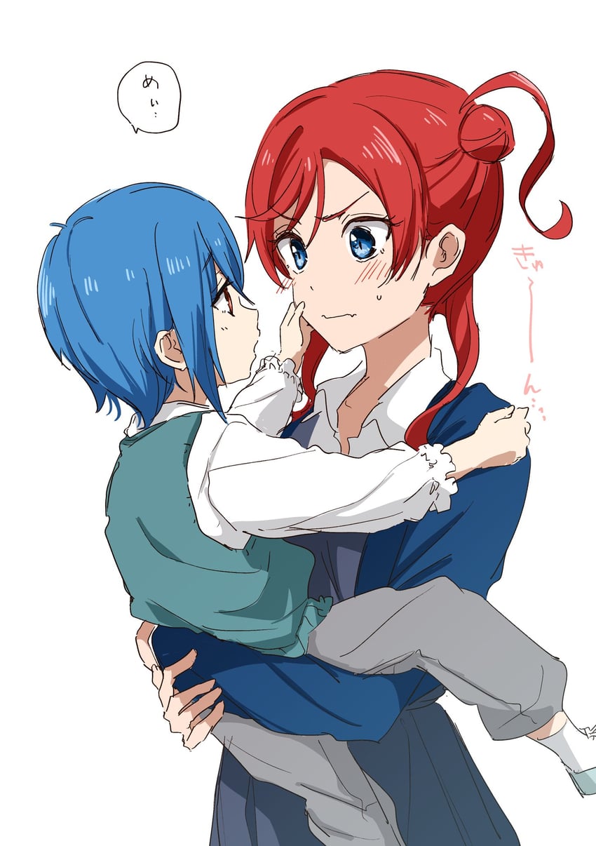 wakana shiki and yoneme mei (love live! and 1 more) drawn by ayame_iro_(toumei_dolce)