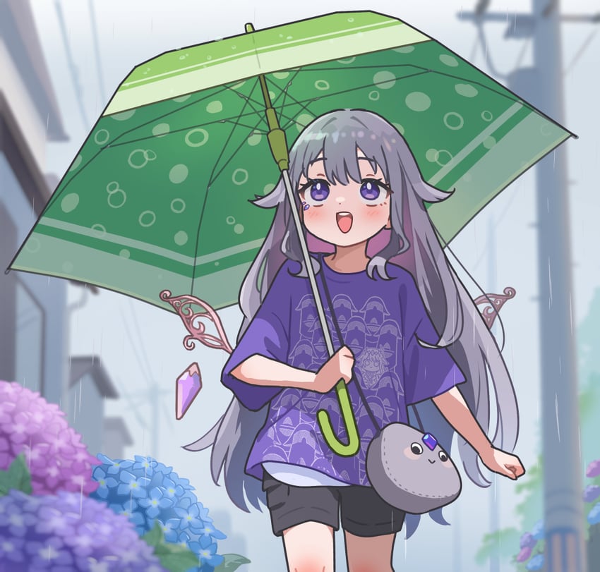 koseki bijou and pebble (hololive and 1 more) drawn by ogawagawagaw