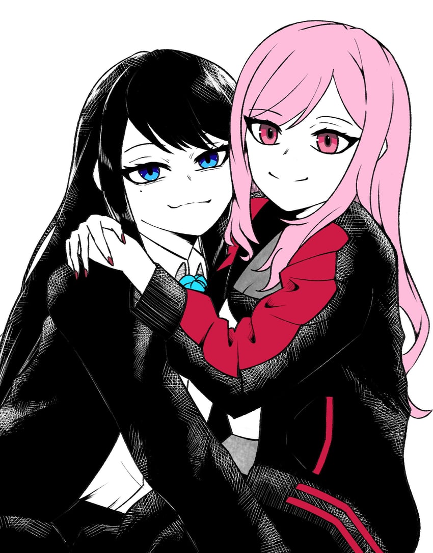 mori calliope and chando (hololive and 2 more) drawn by its_hiroshi