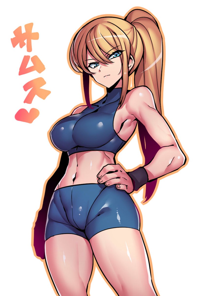samus aran (metroid and 1 more) drawn by tukiwani