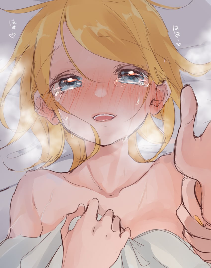kagamine rin and kagamine len (vocaloid) drawn by mimi_mine