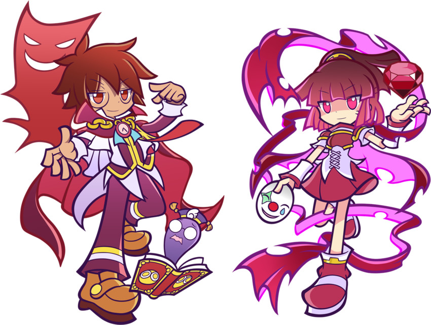 klug, strange klug, and doppelganger arle (puyopuyo and 2 more) drawn by kawamochi_(mocchii)