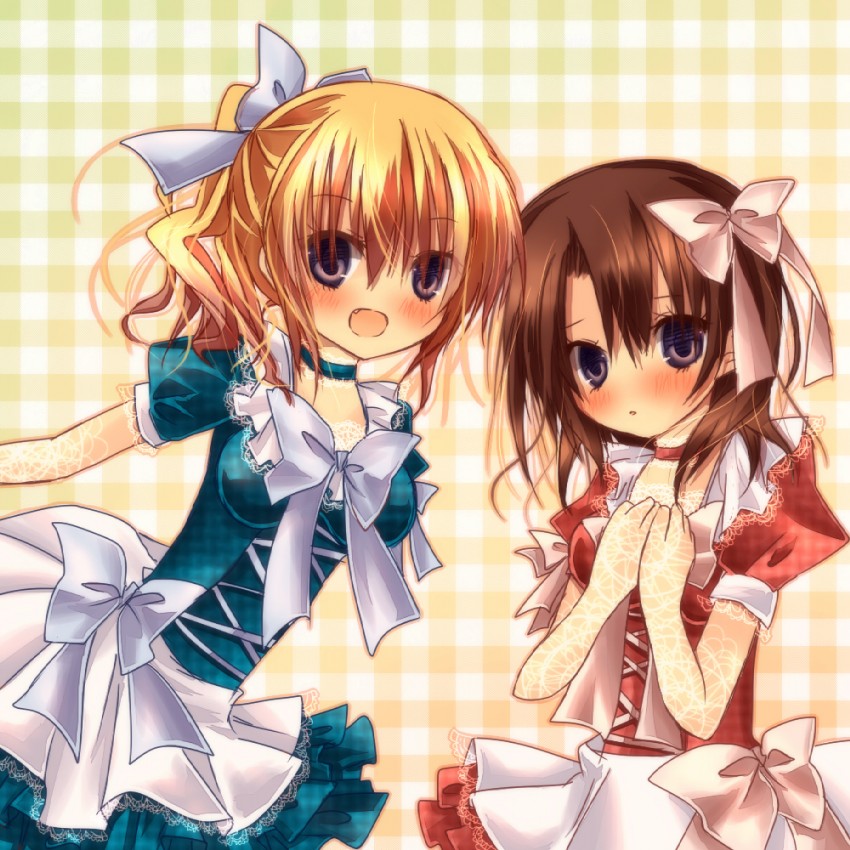 ushiromiya jessica and shannon (umineko no naku koro ni) drawn by hina_(ohinao)
