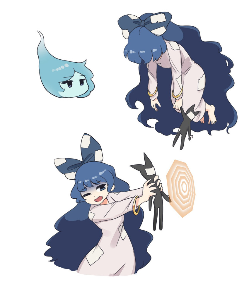 yorigami shion (touhou and 1 more) drawn by itatatata