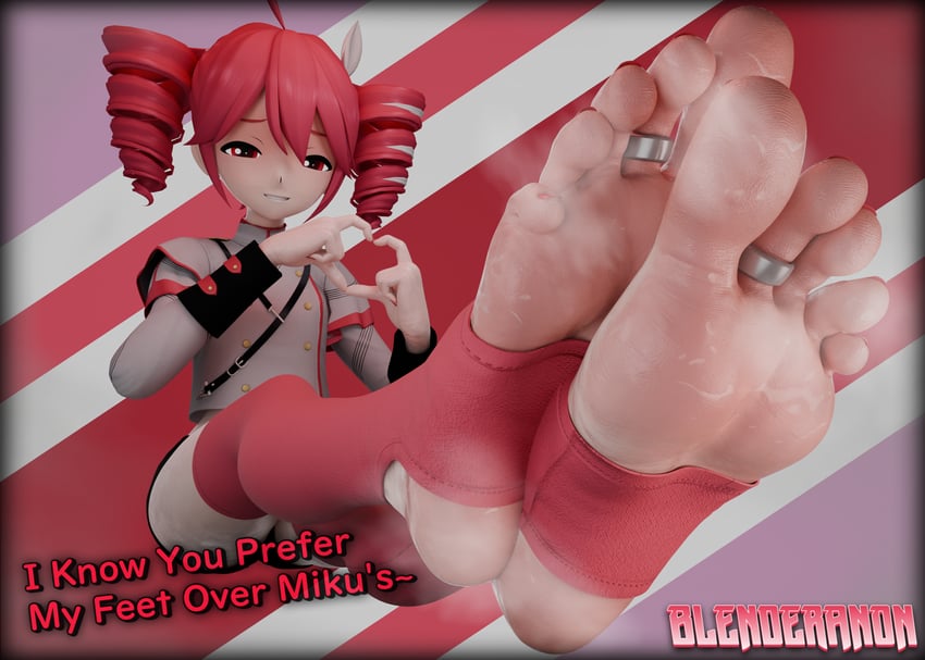 kasane teto (utau and 1 more) drawn by blenderanon