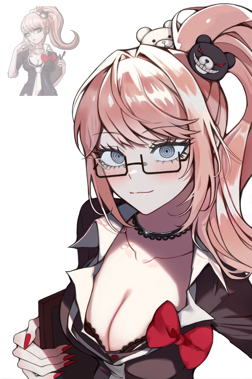 enoshima junko (danganronpa and 1 more) drawn by hamu_(ishamu)