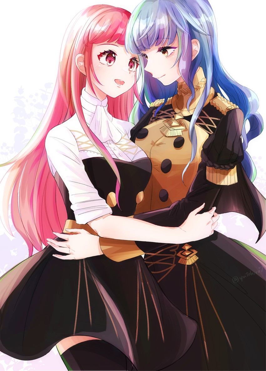 hilda valentine goneril and marianne von edmund (fire emblem and 1 more) drawn by yutohiroya