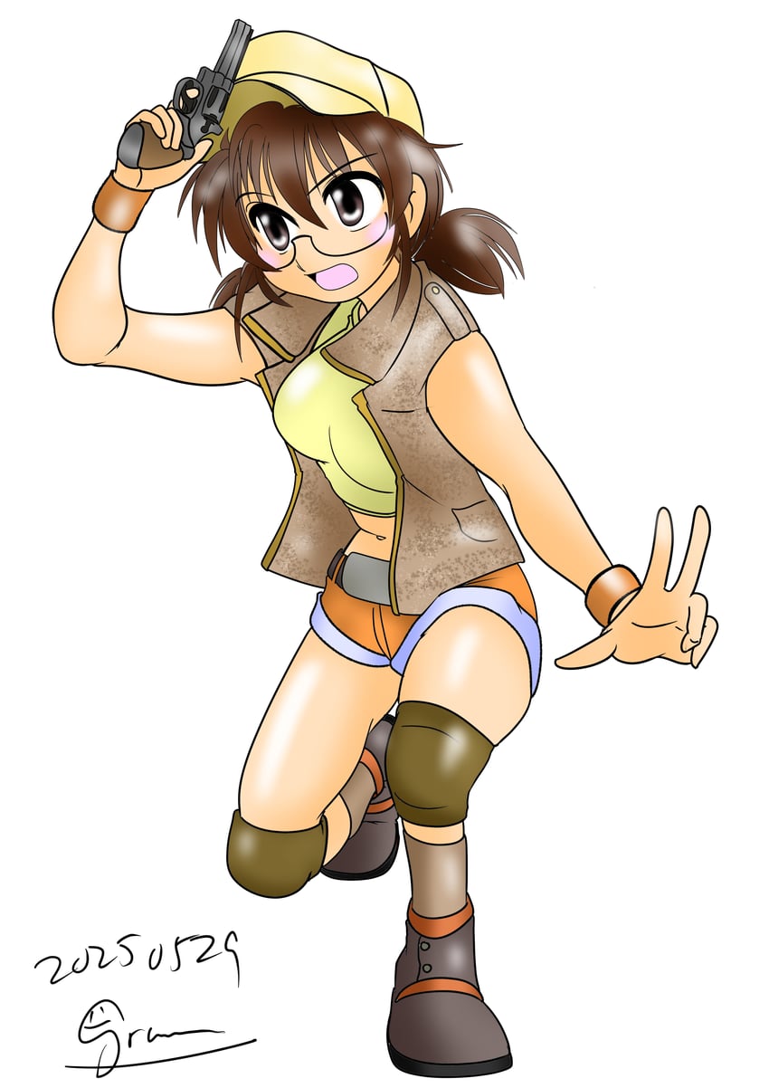 fio germi and ou taiga (girls und panzer and 1 more) drawn by grian_(griankay)