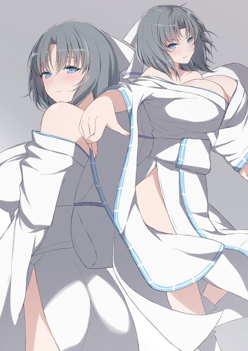 yumi (senran kagura and 2 more) drawn by chimunge