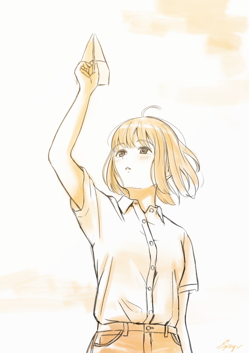 takami chika (love live! and 1 more) drawn by papi_(papiron100)
