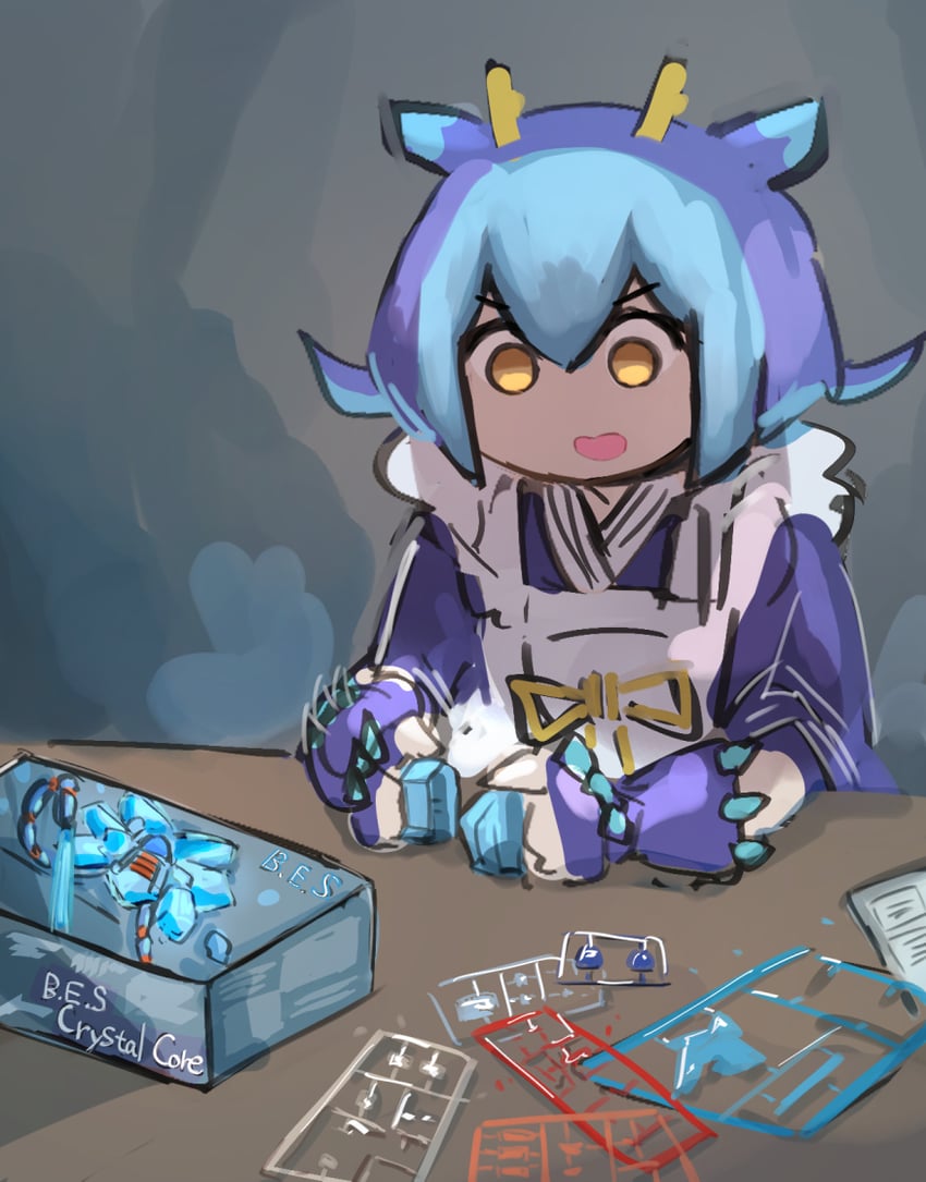 laundry dragonmaid and b.e.s. crystal core (yu-gi-oh!) drawn by hatano_kiyoshi