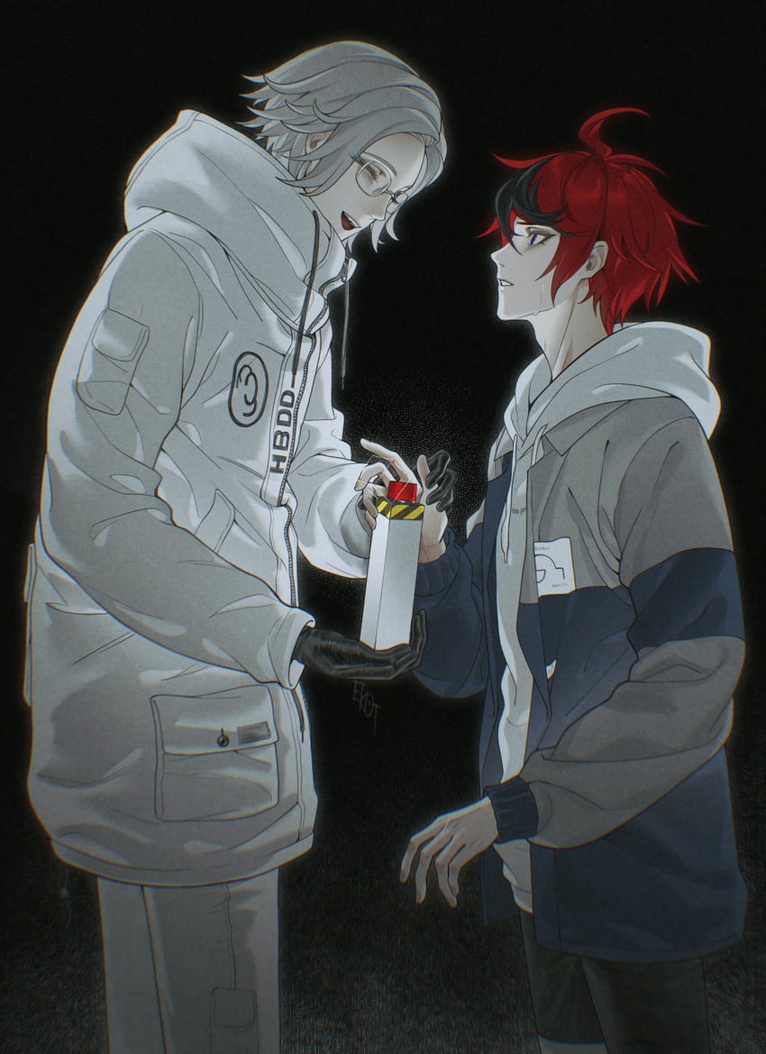aotsuki eito and sumino takumi (the hundred line -last defense academy-) drawn by 7nite