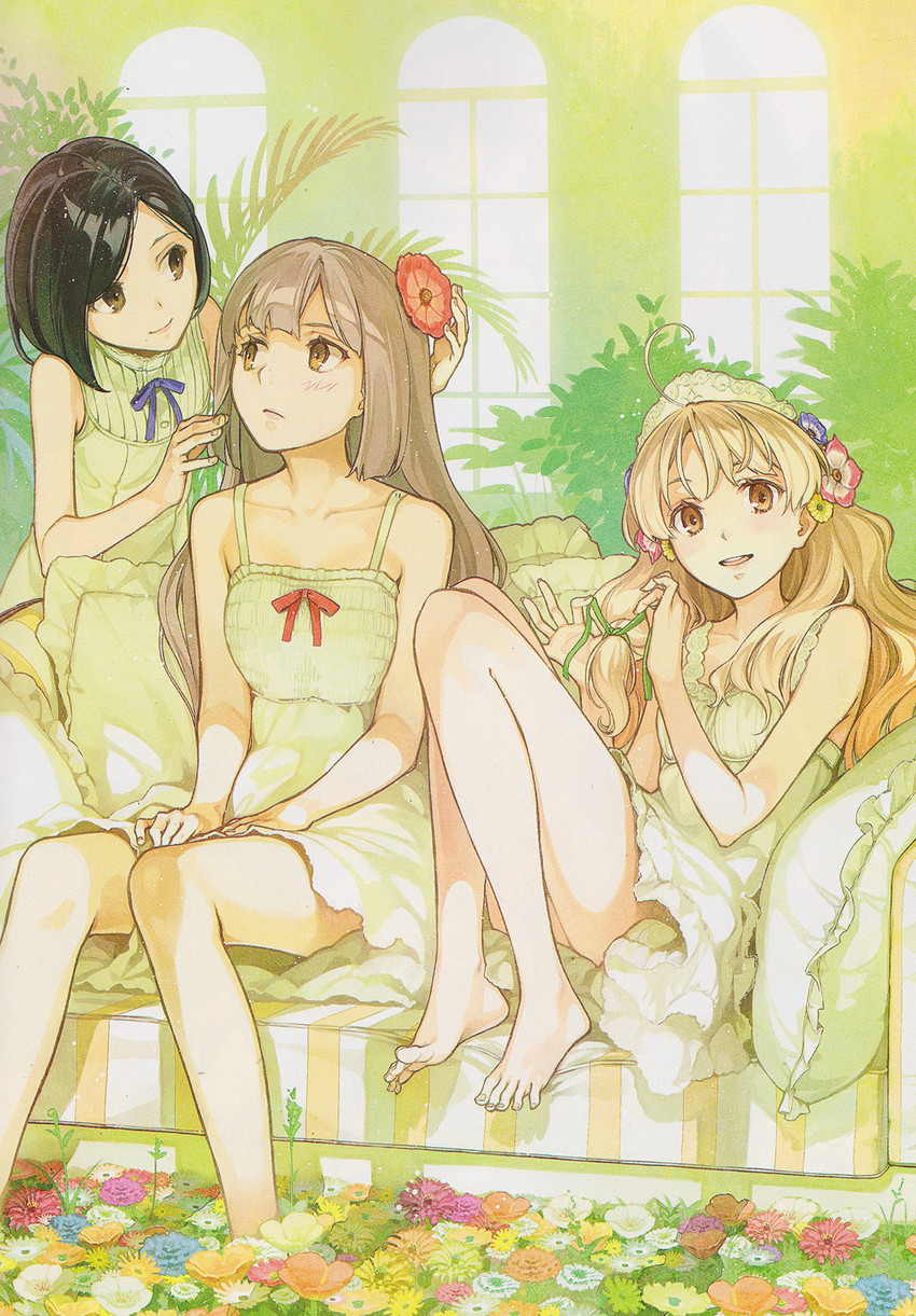 ayesha altugle, marion quinn, and linca (atelier and 1 more) drawn by hidari_(left_side)