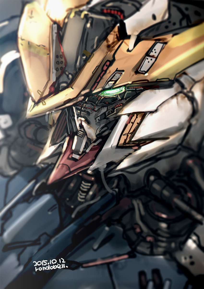 gundam barbatos (gundam and 1 more) drawn by rondo_bell