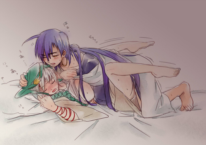 sinbad and ja'far (magi the labyrinth of magic) drawn by omari