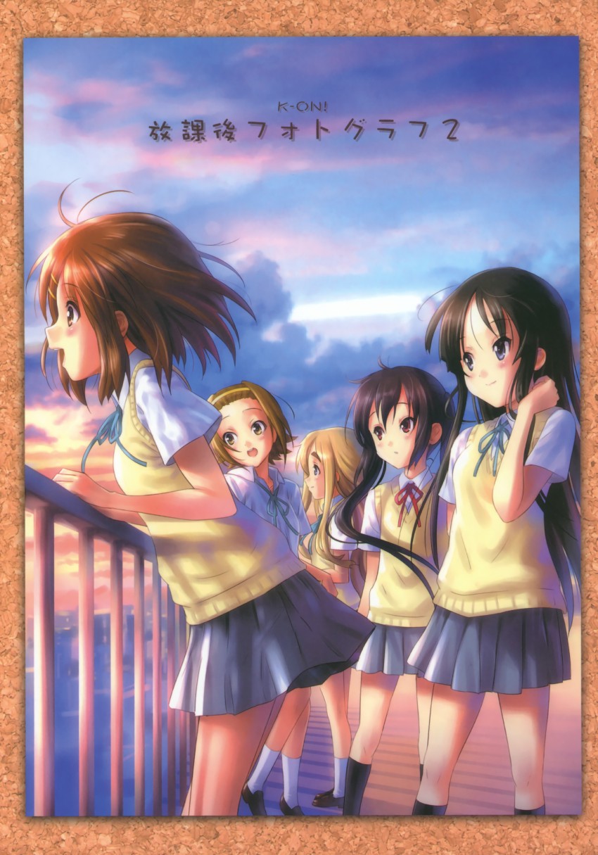 akiyama mio, nakano azusa, hirasawa yui, tainaka ritsu, and kotobuki tsumugi (k-on!) drawn by goto_p