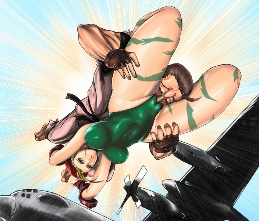 cammy white and hibiki dan (street fighter and 1 more) drawn by judge_martin