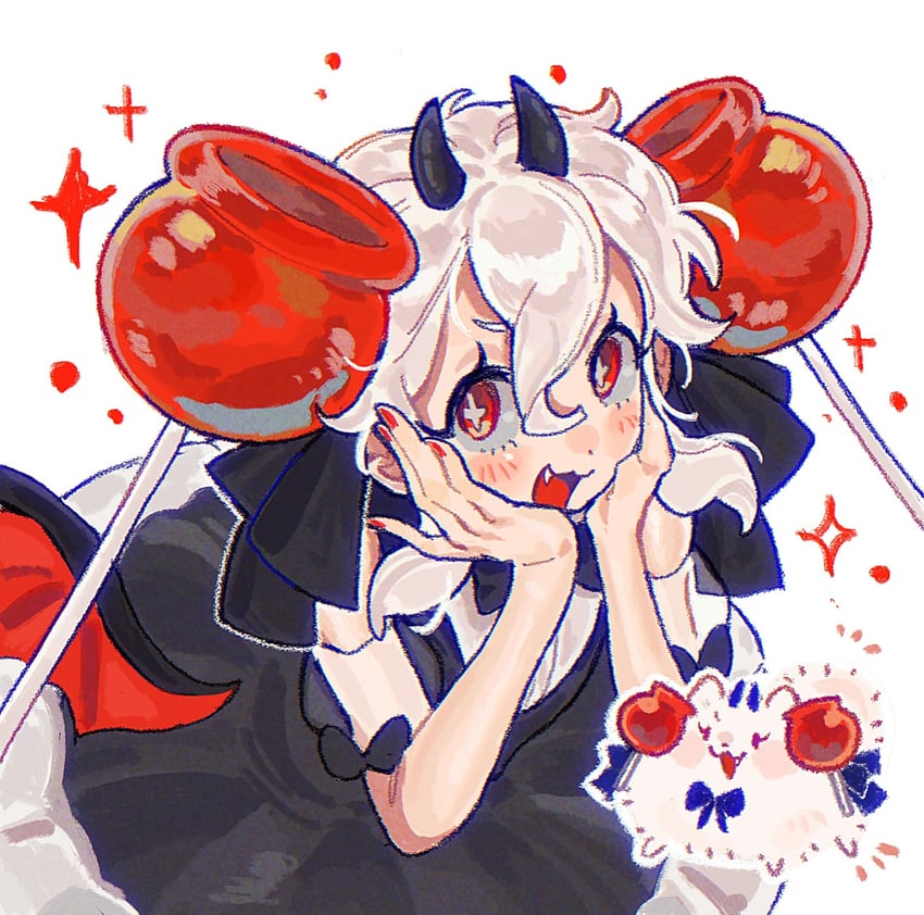 candy apple cookie (cookie run and 1 more) drawn by pani_5750