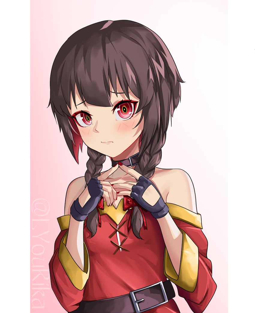 megumin (kono subarashii sekai ni shukufuku wo!) drawn by lyourika
