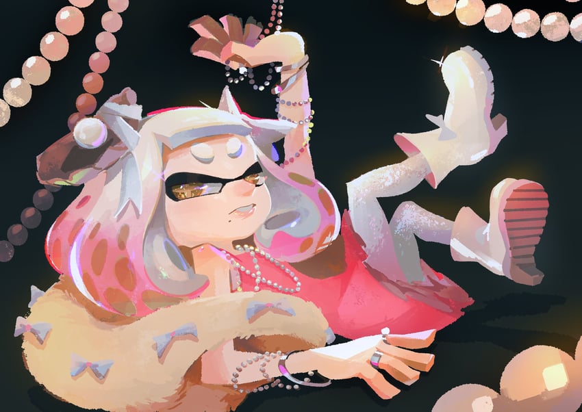 pearl (splatoon and 1 more) drawn by leixo_demo