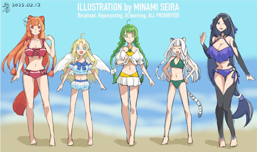 raphtalia, filo, rishia ivyred, atla fayon, and sadina (tate no yuusha no nariagari) drawn by minami_seira