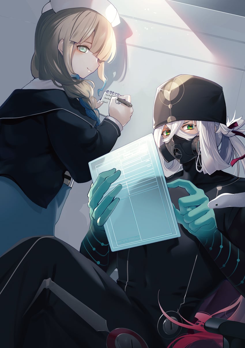 nemo, asclepius, and nurse nemo (fate and 1 more) drawn by ruri_rarako