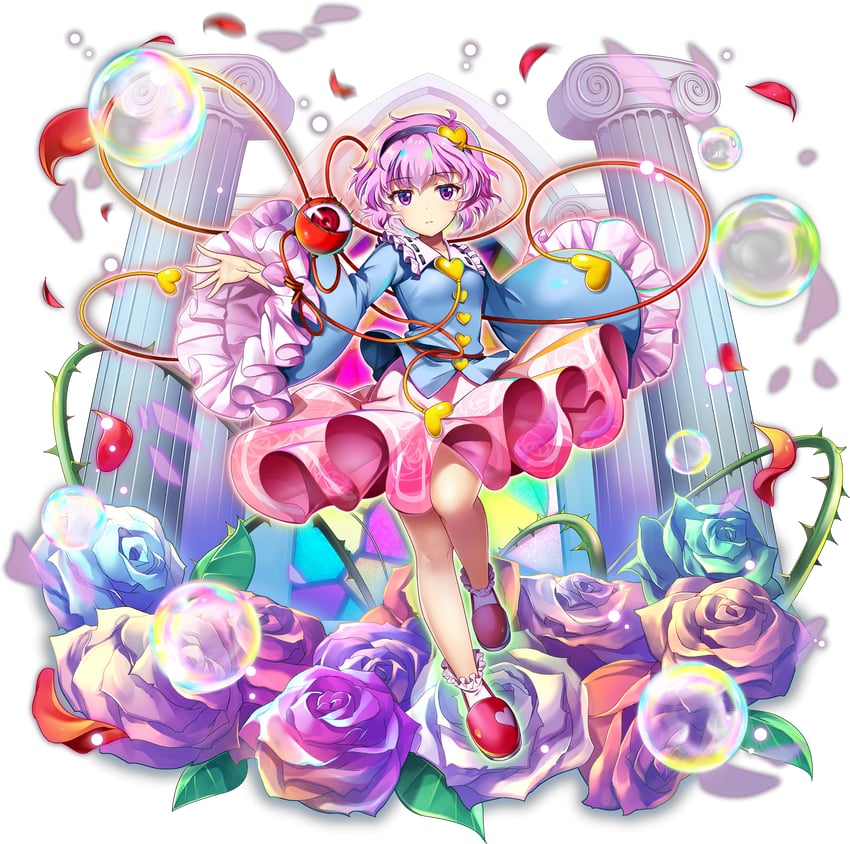 komeiji satori (touhou and 1 more) drawn by rotte_(1109)