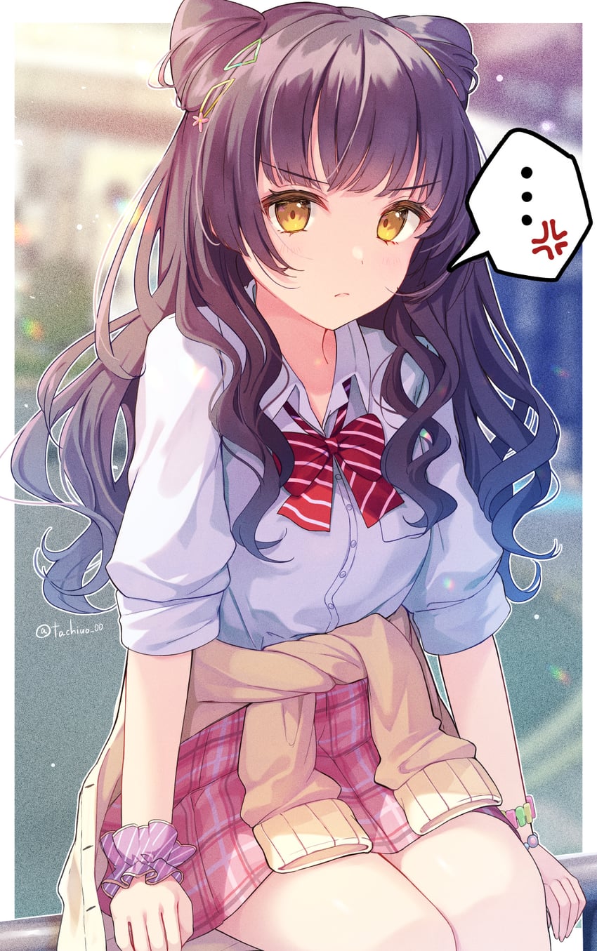 mayuzumi fuyuko (idolmaster and 1 more) drawn by miyanome