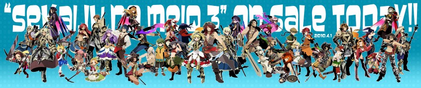 monk, sovereign, zodiac, phalanx, shinobi, and 45 more (sekaiju no meikyuu and 1 more) drawn by makita