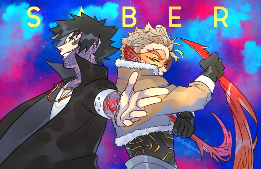 hawks and dabi (fate and 1 more) drawn by steohsama