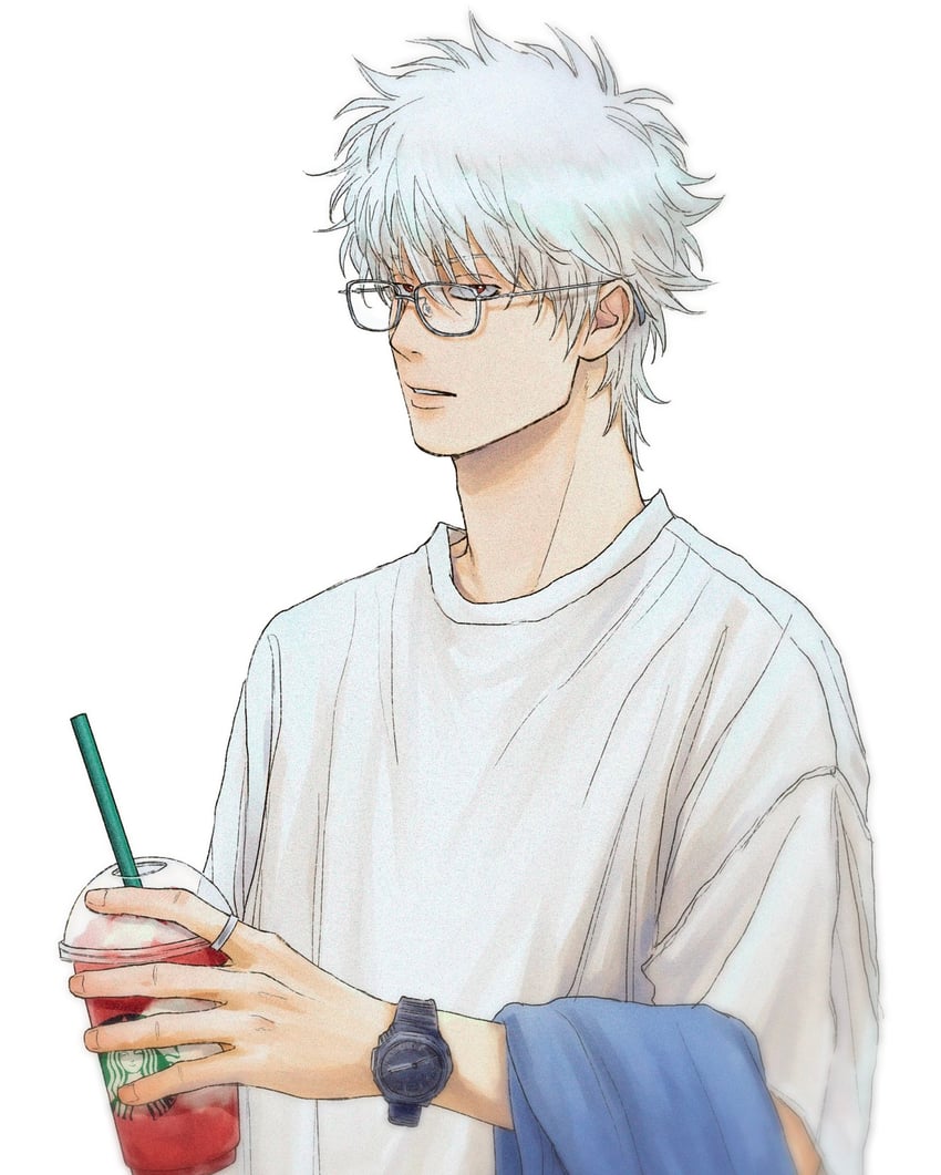 sakata gintoki (gintama and 1 more) drawn by tmrmq