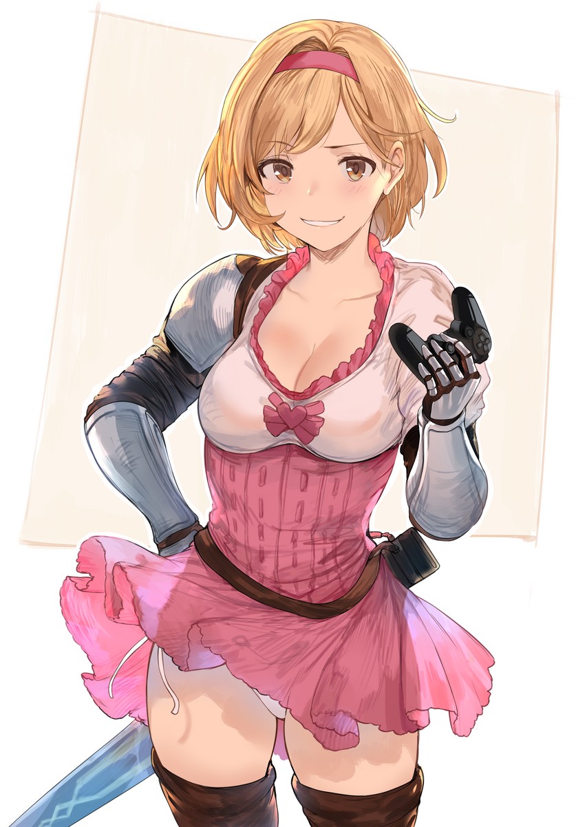 djeeta and fighter (granblue fantasy and 1 more) drawn by hews
