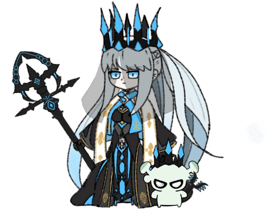 morgan le fay and con (fate and 1 more) drawn by nekosuki0127