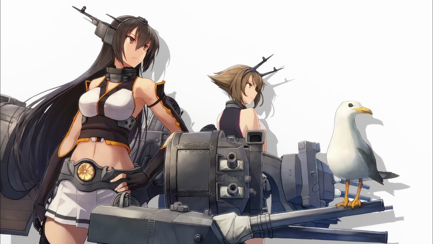 nagato and mutsu (kantai collection) drawn by shizuma_yoshinori