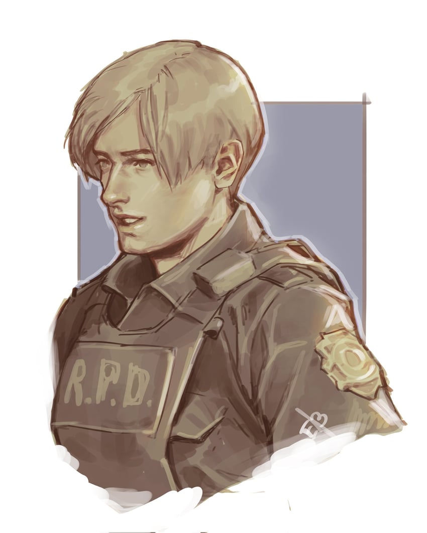 leon s. kennedy (resident evil and 1 more) drawn by ericson_blum