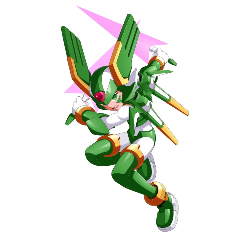 sage harpuia (mega man and 1 more) drawn by jwc_vevo