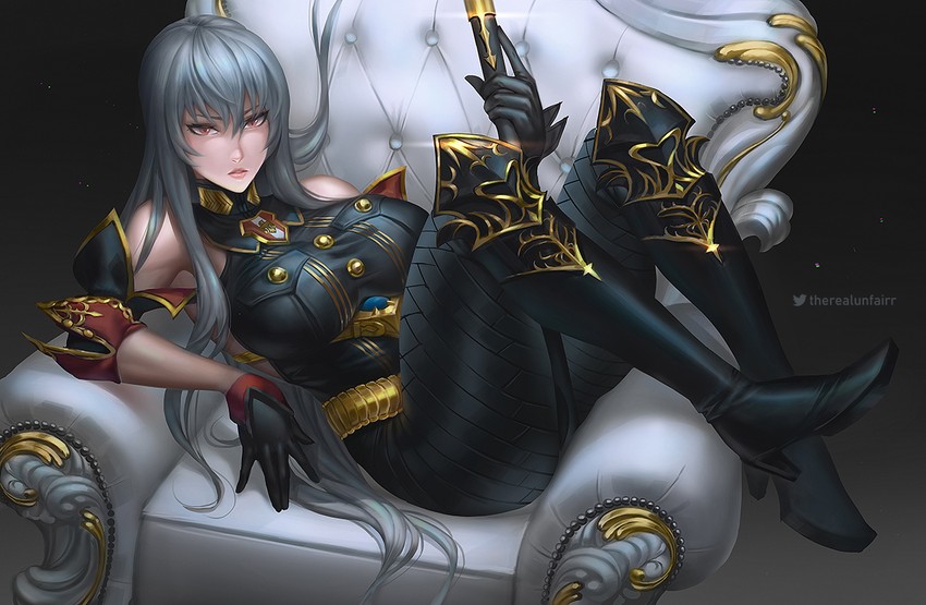 selvaria bles (senjou no valkyria and 1 more) drawn by unfairr
