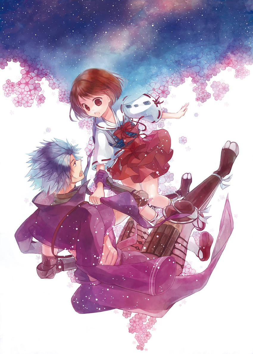 chousokabe motochika and tsuruhime (sengoku basara) drawn by odashi_(namiri)