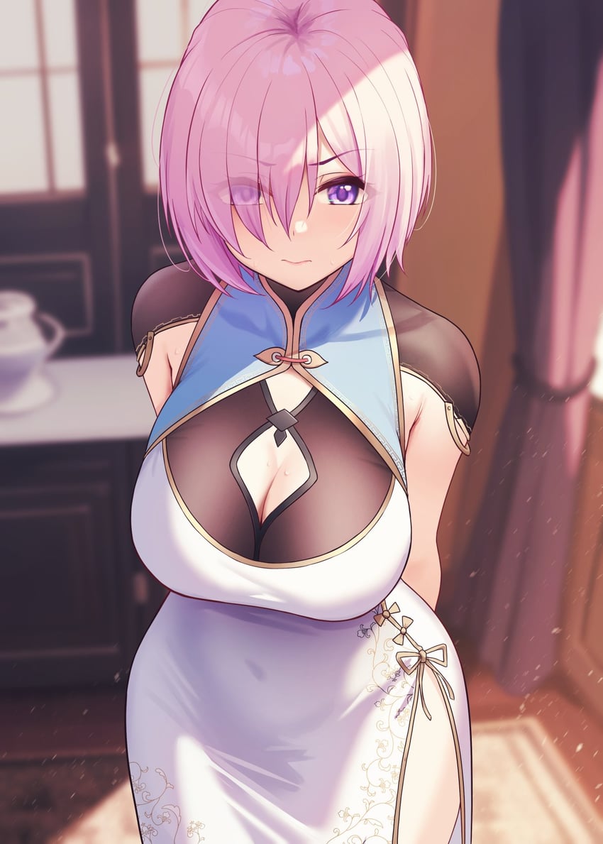 mash kyrielight (fate and 1 more) drawn by solar_(happymonk)