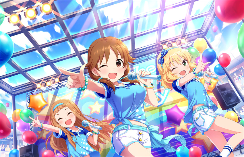 sakurai momoka, ichihara nina, and katagiri sanae (idolmaster and 2 more)