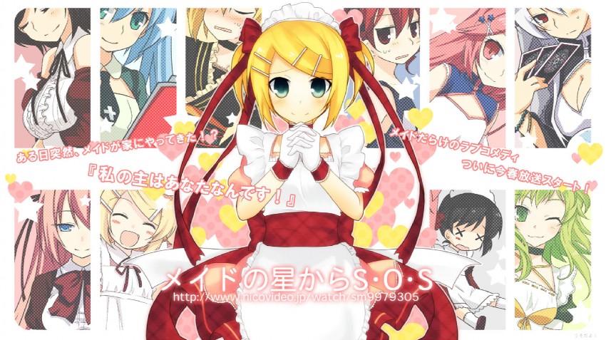 hatsune miku, kagamine rin, megurine luka, kasane teto, meiko, and 5 more (vocaloid and 2 more) drawn by tamura_hiro