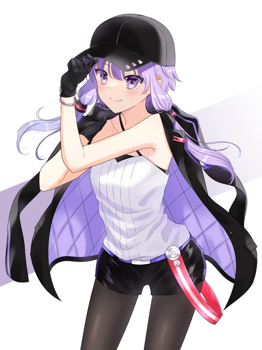 yuzuki yukari (voiceroid and 1 more) drawn by rooibos