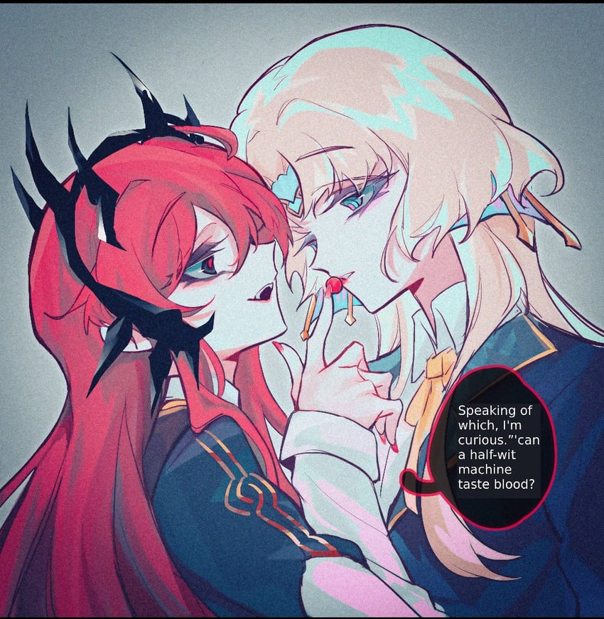 pearl and obsidian (honkai and 1 more) drawn by youren117