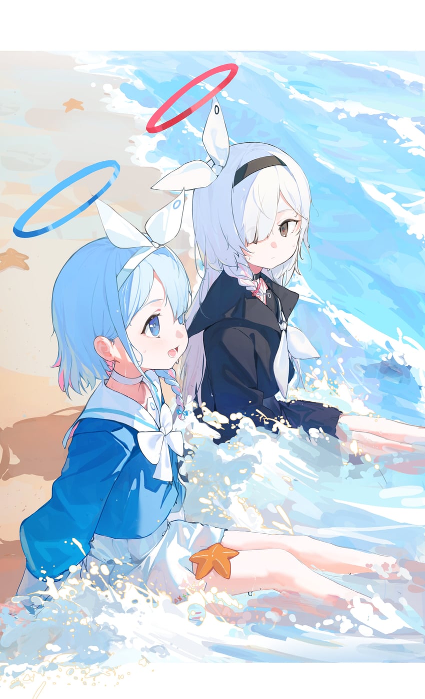 arona and plana (blue archive) drawn by shenqi_de_(9)